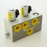 Beispiel für einen Steuerblock von IMAV Hydraulic.