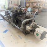 Beispiel für Antriebstechnik von Motrac Hydraulic in einer Lagerhalle.